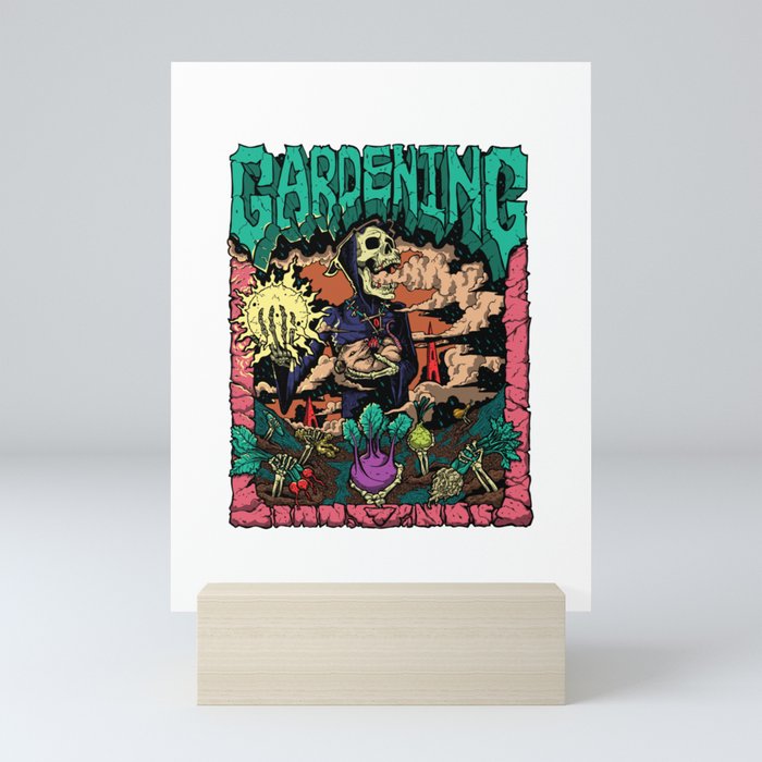 Gardening Trauma Series Mini Art Print