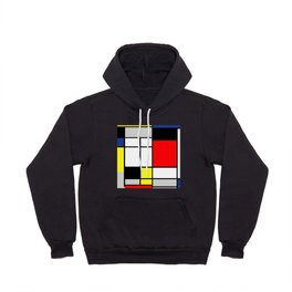 Piet Mondrian (Dutch, 1872-1944) - Title: COMPOSITION WITH YELLOW, BLUE, BLACK, RED AND GRAY - Date: 1921 - Style: De Stijl (Neoplasticism), Abstract, Geometric Abstraction - Oil on canvas - Digitally Enhanced Version (2000 dpi) - Hoody