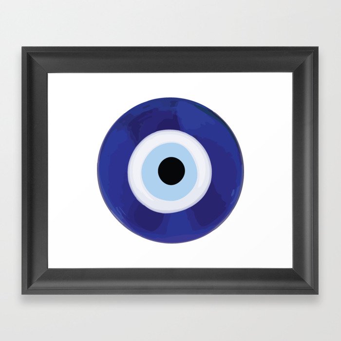 Evil Eye Framed Art Print
