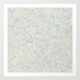 William Morris Faded Jasmine Art Print