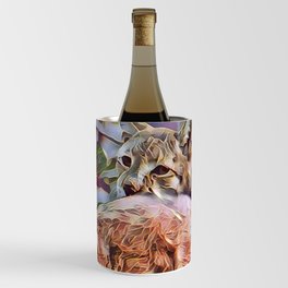 Big Cat Lookout In Gemstone Wine Chiller