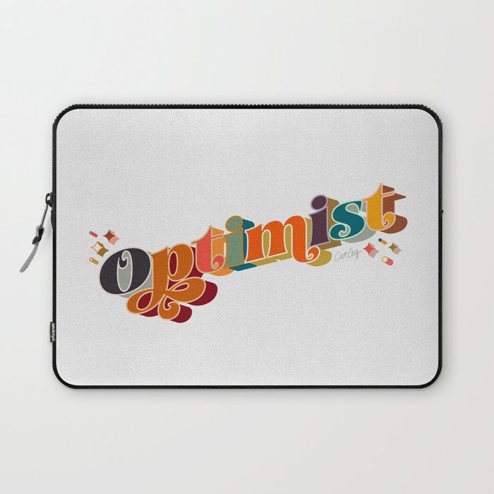 Optimist – Retro Rainbow Laptop Sleeve