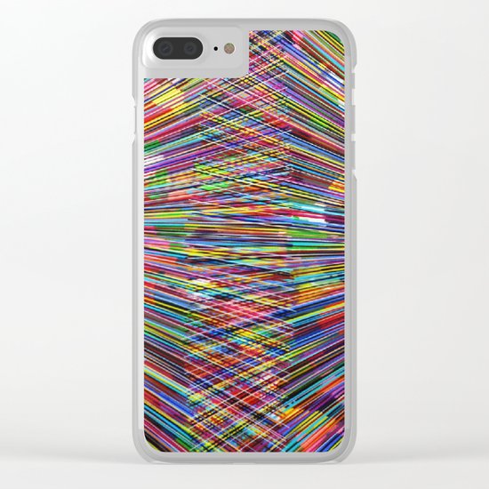 Pattern Colors Clear iPhone Case
