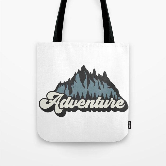 Adventure Mountains Tote Bag
