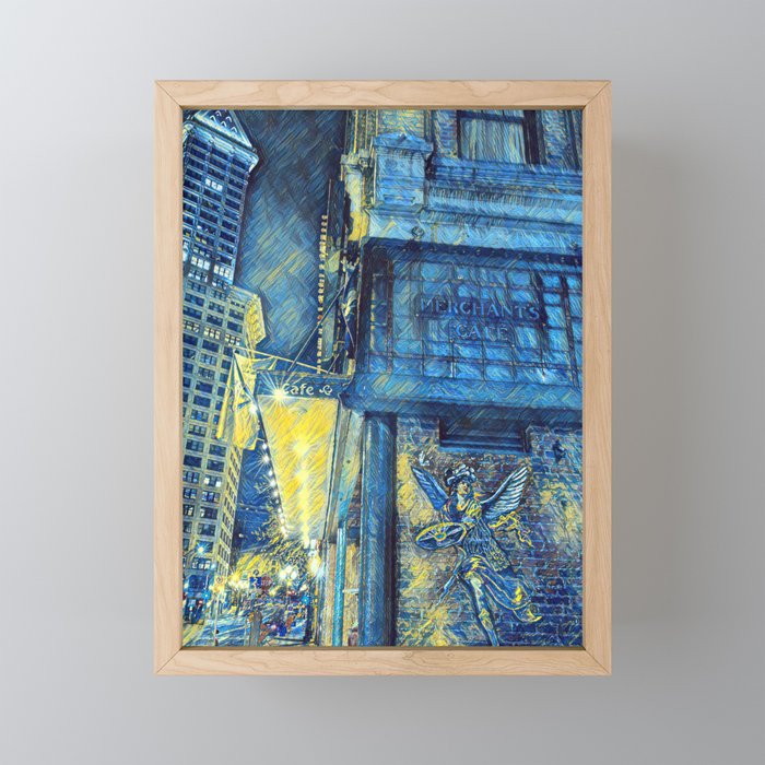 The Merchant Framed Mini Art Print