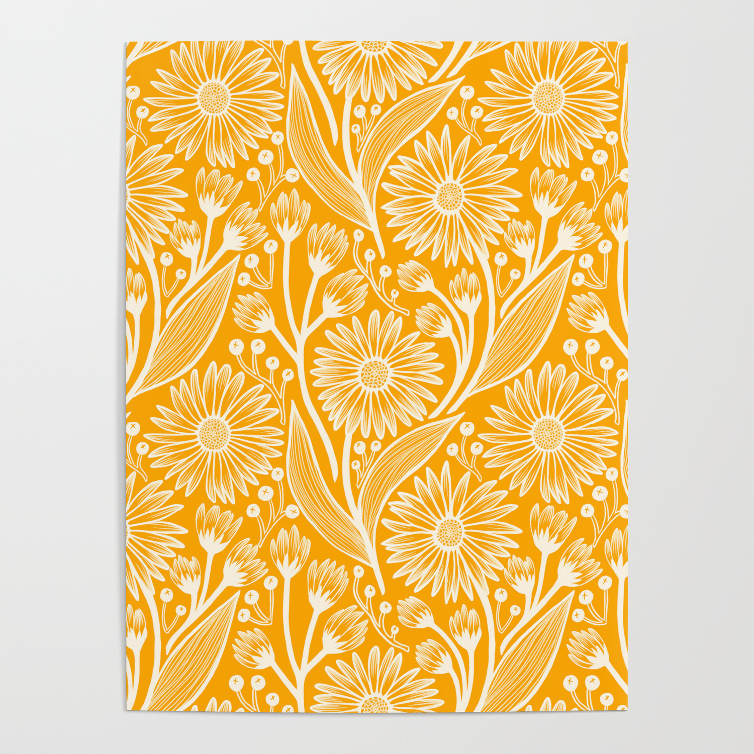Small 17 x 12 Society6 Saffron Coneflowers by Color Obsession on Rectangular Pillow Small 17 x 12 Society6 Saffron Coneflowers by Color Obsession on Rectangular Pillow
