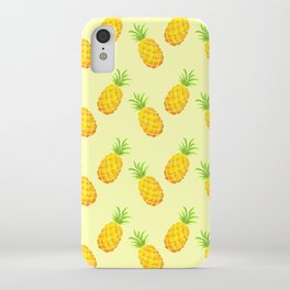 Pineapple Pattern - Yellow iPhone Case