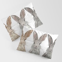 Triple Bunnies Pillow Sham