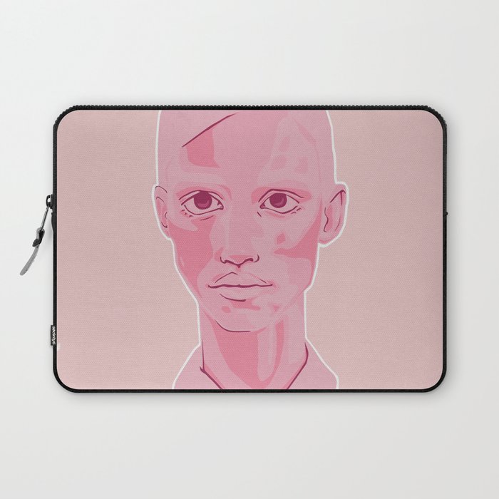 Rebecca pink shades illustration Laptop Sleeve