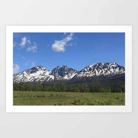 Pioneer Peak Art Print