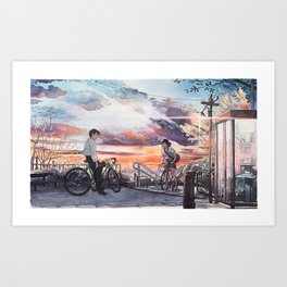 Bicycle Boy 10 Art Print