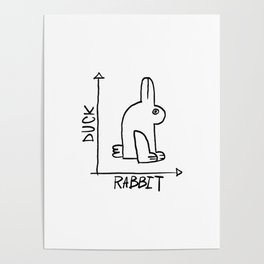 RABBIT DUCK Poster