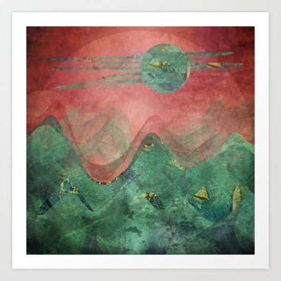 The Deep Calling of Me Art Print