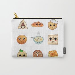 Kawaii Jewish Foods - Matzo, Bagel and More! Carry-All Pouch