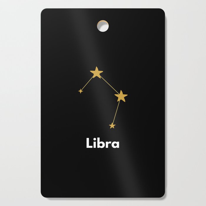 Libra, Libra Zodiac, Black Cutting Board