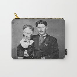 Creepy Ventriloquist Carry-All Pouch