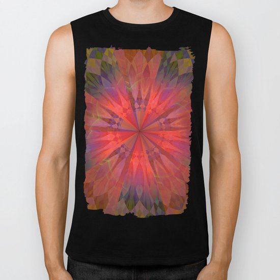 Light burst Biker Tank