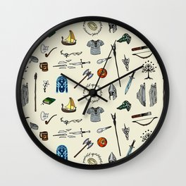 Fantasy Pattern Wall Clock