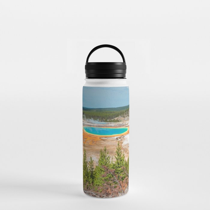 Grand Prismatic Spring Yellowstone National Park Print Water Bottle