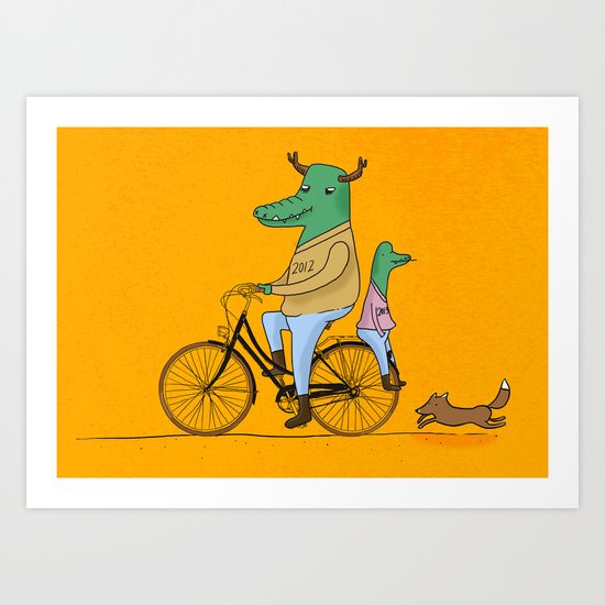 Years passed by Art Print