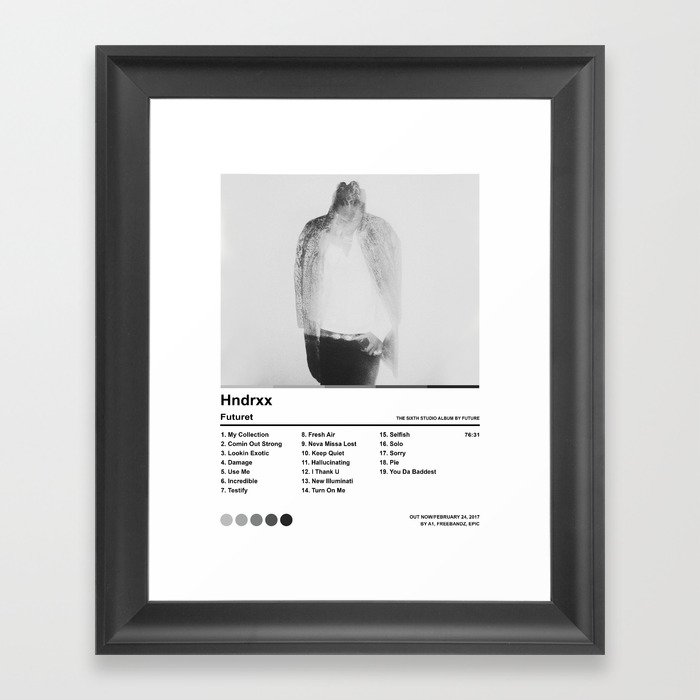 Future - HNDRXX Poster Framed Art Print