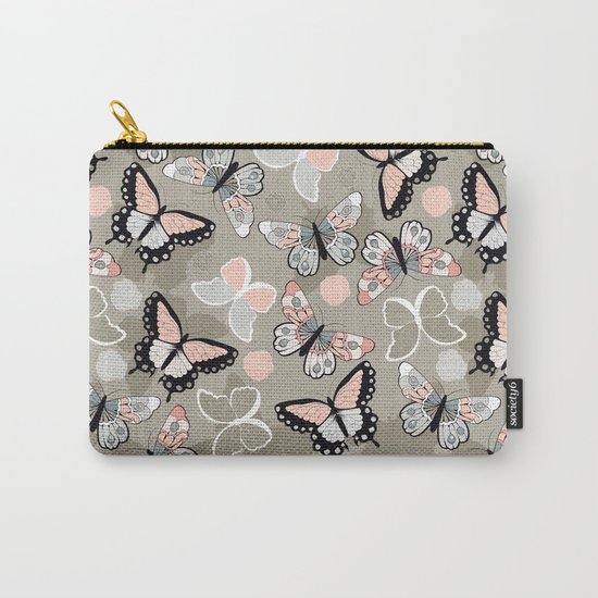 Butterfly pattern 002 Carry-All Pouch