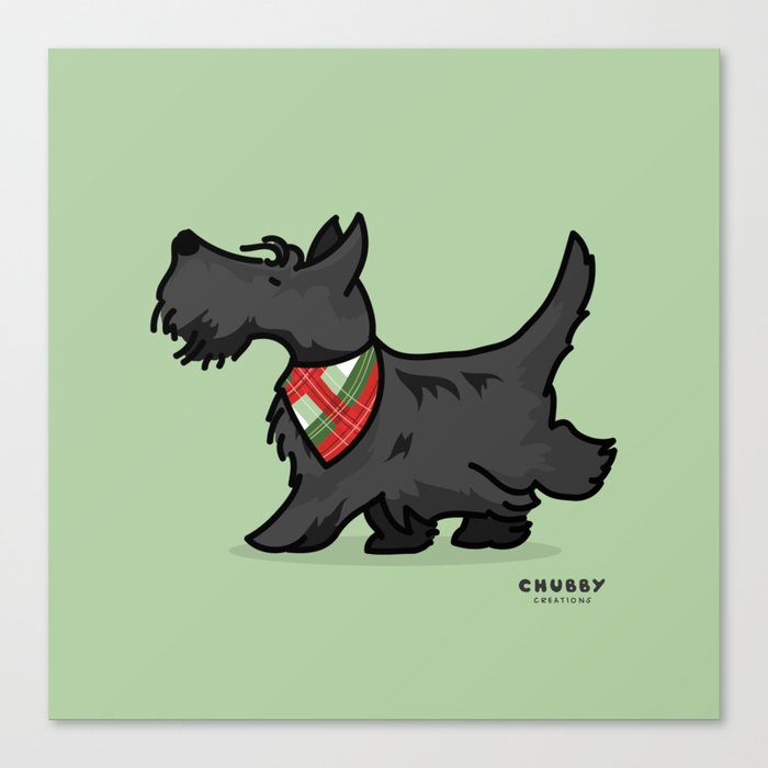The Scottish Terrier Canvas Print