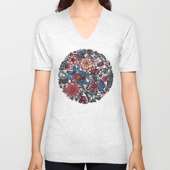 Circle of Friends in Colour Unisex V-Neck