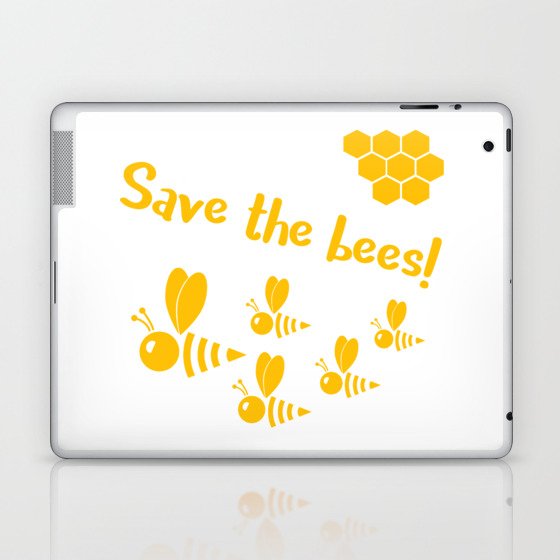 Save the bees! by Beebox Laptop & iPad Skin