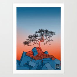 Lava tree Art Print