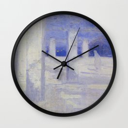 moonlight mustapha - charles conder Wall Clock