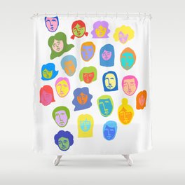Everyday People Shower Curtain