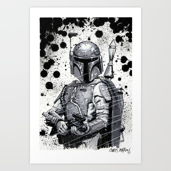 Boba Fett: Bounty Hunter Art Print
