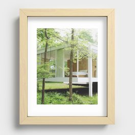 Bedroom in the Woods Recessed Framed Print