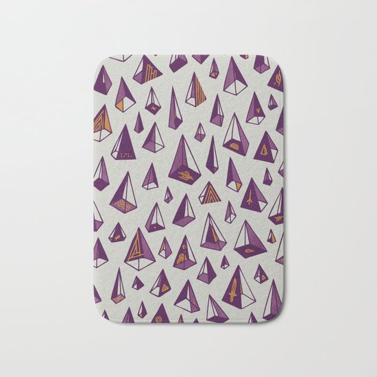 Triangles are my favorite shape Bath Mat
