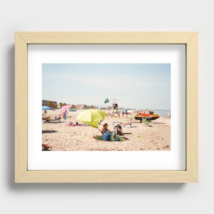 Day at the Beach (Spain) // Photography Recessed Framed Print