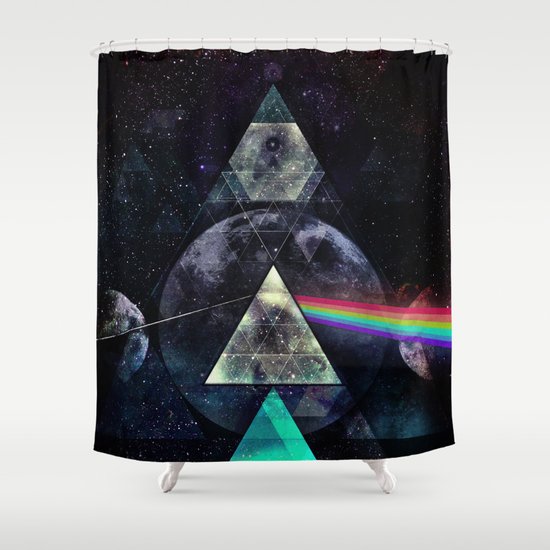 LYYT SYYD ºF TH' MYYN Shower Curtain