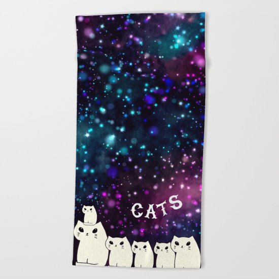 cats-427 Beach Towel