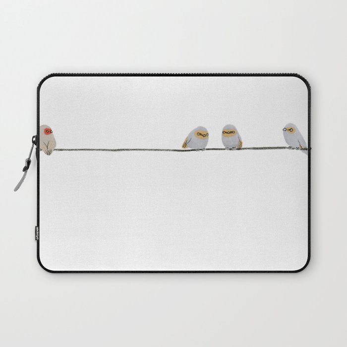 Birds on a wire Laptop Sleeve