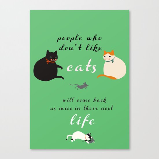 about cats Canvas Print