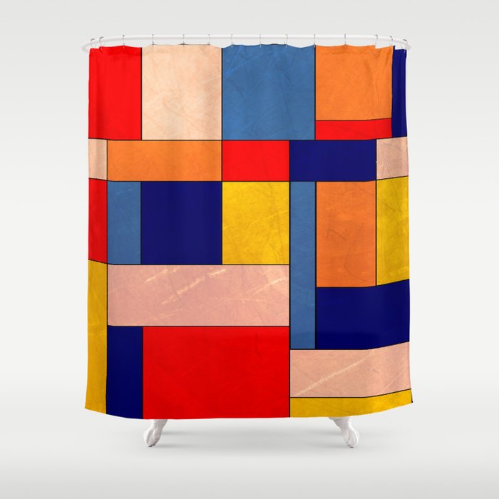 Abstract #340 Shower Curtain