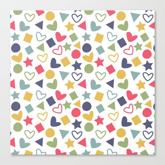 Colorful Lovely Pattern Canvas Print