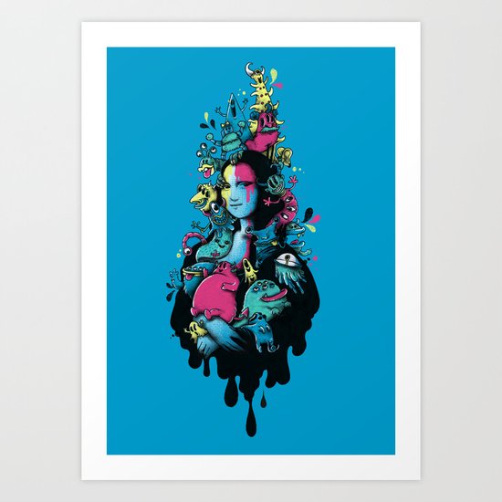 MONASTERS. Art Print