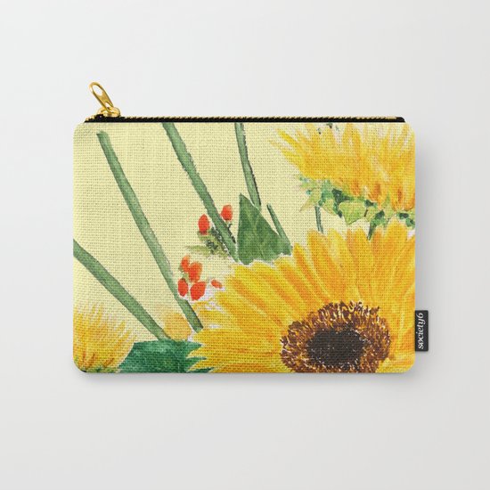 sunflower Carry-All Pouch