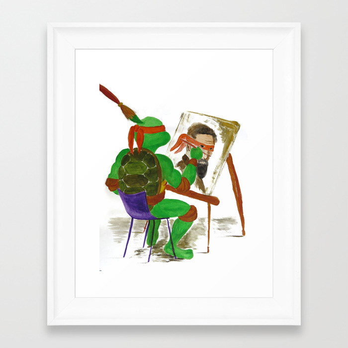 Michelangelo The Ninja Turtle Painting Michelangelo The Artist