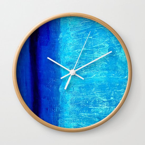 Blue Serenity Wall Clock
