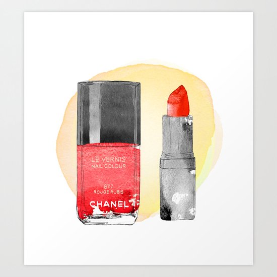 Red Love Art Print