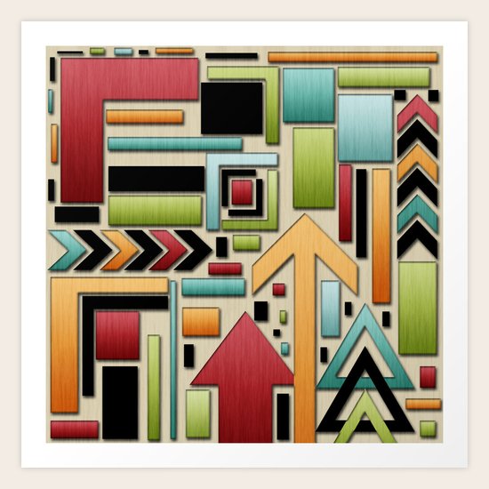 Retro Junk. Art Print