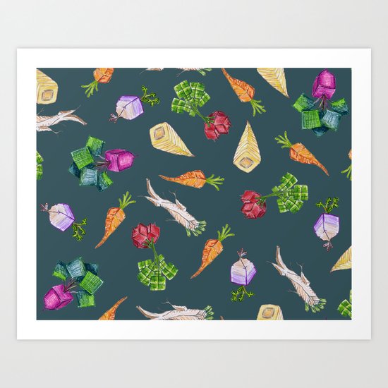 Square Roots and Cube Roots Art Print