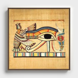 Egypt Nekhbet Eye Horus Framed Canvas